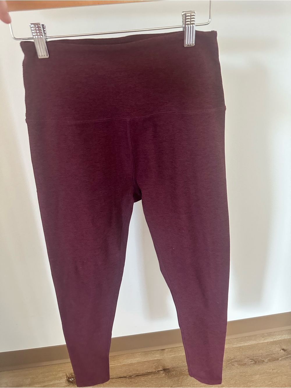Beyond Yoga Caught in the Midi High Waist Legging - Burgundy